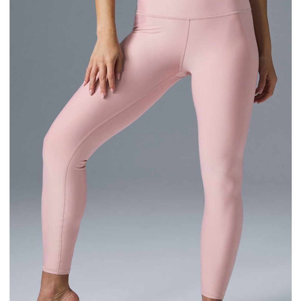 ALO Yoga Blush Leggings High-Waisted Seamless Performance